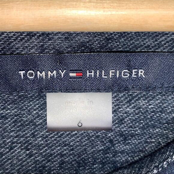 Tommy Hilfiger navy blue short sleeve knee length shift dress size 6 B113 - Picture 3 of 5